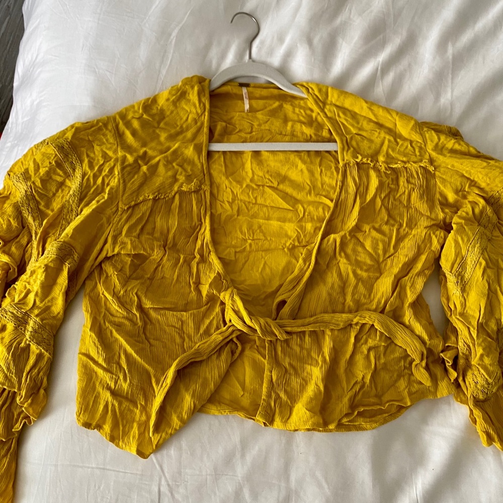 Free people mustard yellow shall